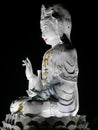 Guanyin statue in the temple, Big White Bodhisattva Guanyin statue