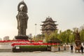 Guanying Buddha statue at Guiyuan Buddhist Temple in Wuhan Hubei China