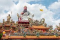 Guanyu Statue at Nantian Temple in Taichung, Taiwan. The temple was originally built in 1952