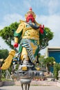 Guanyu Statue at Wu Temple of Yanshui in Yanshuei District, Tainan,