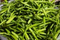 guar or cluster bean at vegetable store for sale at evening Royalty Free Stock Photo