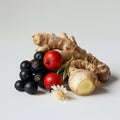 guarana berries, ginger root, and elderflower