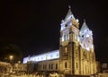 Guaranda Cathedral at night