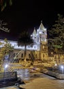 Guaranda Cathedral at night