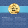 100 Guarantee Best Products Holidays Sale Poster