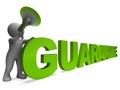 Guarantee Character Shows Warrantee Guaranteed Or Guarantees