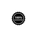 Guarantee icon vector logo design template Royalty Free Stock Photo