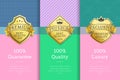 100 Guarantee Quality Luxury Set of Poster Labels