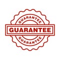 Guarantee rubber stamp icon vector