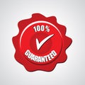 100 % Guarantee stamp Royalty Free Stock Photo