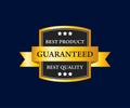 Guaranteed Badges and Tag Vector Design Royalty Free Stock Photo