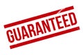 Guaranteed Grunge Rubber Stamp - Vector Royalty Free Stock Photo