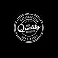 100% guaranteed quality product stamp logo design template