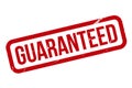 Guaranteed Rubber Stamp. Guaranteed Rubber Grunge Stamp Seal Vector Illustration - Vector Royalty Free Stock Photo