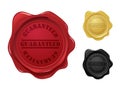 Guaranteed wax seals