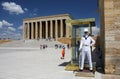 Guard in Ataturk Mausoleum in Ankara, Turkey.