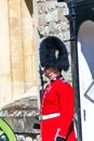 Guard at Castle Tower of London , UK. Royalty Free Stock Photo