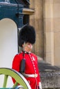 Guard at Castle Tower of London , UK. Royalty Free Stock Photo