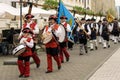 The Guard Change at Alba Carolina Fort, Alba Iulia, Romania Royalty Free Stock Photo