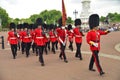 Guard change in Buckingham Palace Royalty Free Stock Photo