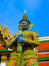 Guard Daemon - Royal Palace, Bangkok, Thailand. Royalty Free Stock Photo