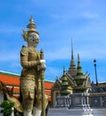 Guard Daemon - Royal Palace, Bangkok, Thailand. Royalty Free Stock Photo