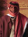 Guard at the desert fort, Qasr al-Kharanah, Jordan