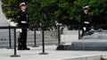 Guard of honor at the monument in Ottawa