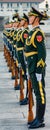 Guard of Honor of the People`s Liberation Army of the People`s Republic of China at the Tiananmen Square