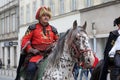 Guard of Honour of the Cravat Regiment popular tourist attraction in Zagreb Royalty Free Stock Photo