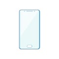 guard phone glass screen cartoon vector illustration