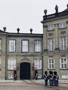 The Guard shift at the Royal Castle Amalienborg in Copenhagen