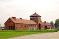 Guard tower at Auschwitz 2 - Birkenau Royalty Free Stock Photo