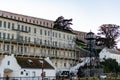 Guard tower, barracks apartment  at Alcatraz Island Prison, San Francisco California USA, March 30, 2020 Royalty Free Stock Photo