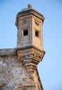 The Guard tower the Gardjola of the Singlea bastion. Malta. Royalty Free Stock Photo