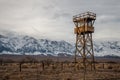 Guard Tower at Manzanar Royalty Free Stock Photo