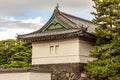 Guard tower of Tokyo Imperial palace, Japan Royalty Free Stock Photo