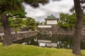 Guard tower of Tokyo Imperial palace, Japan Royalty Free Stock Photo