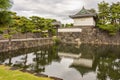Guard tower of Tokyo Imperial palace, Japan Royalty Free Stock Photo