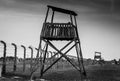 Guard Towers, Auschwitz Concentration Camp Poland Royalty Free Stock Photo