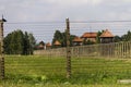 Guard towers of Auschwitz II -Birkenau Extermination camp