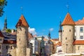 Guard towers of Viru Gate in Tallinn