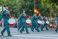 Guardia Civil Parade in Malaga, Spain