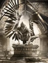 Guardian of an ancient crypt Royalty Free Stock Photo