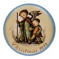 Guardian Angel 1974 Christmas Plate