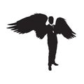 Guardian Angel Silhouette