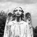 Guardian angel statue Royalty Free Stock Photo