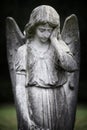 Guardian angel statue Royalty Free Stock Photo