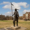 `The Guardian` by Enoch Kelly Haney on the University of Oklahoma Campus in Norman.