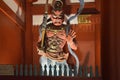 Guardian at entrance of Kannon Temple in Tokyo